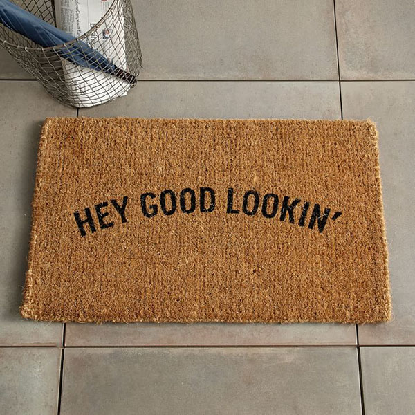 West Elm Hey Good Lookin Door Mat