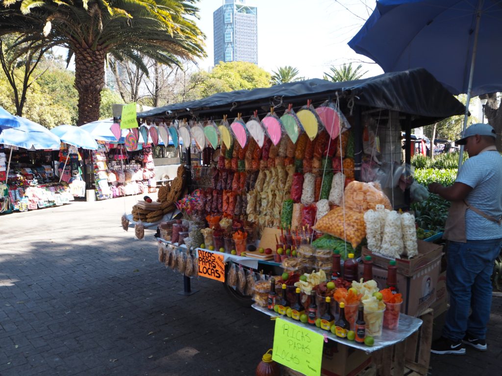 Street Vendors in Mexico City - Modern Stripes