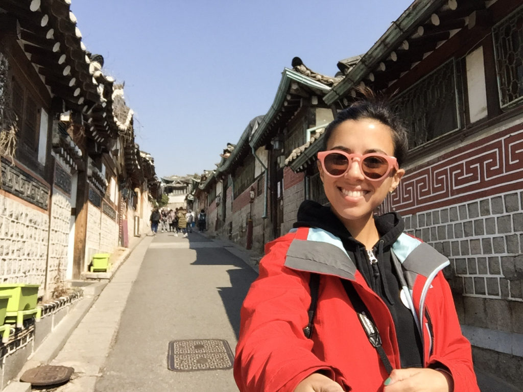 Layover in Seoul Bukchon Hanok Village on Modern Stripes