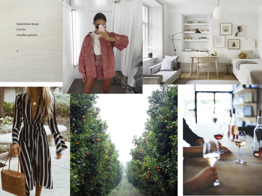 September Mood Board - Modern Stripes