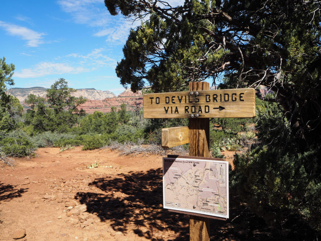 Devil's Bridge Trail in Sedona via Modern Stripes